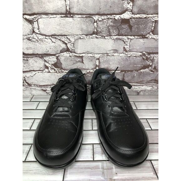 SAS Tripad Comfort Time Out Black Leather Lace Up Walking Sneakers Women Sz 8.5W - Picture 3 of 16